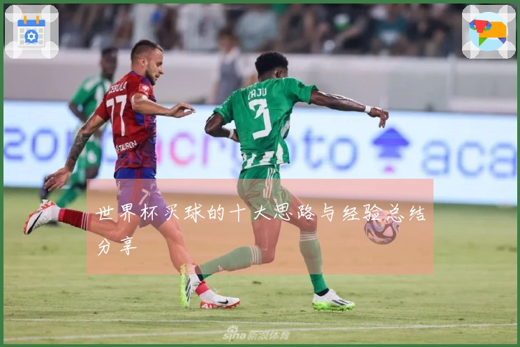 世界杯买球的十大思路与经验总结分享